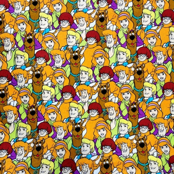 Scooby Doo Collage 100% Cotton